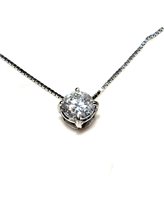 Collana Facet Barcelona Donna Punto Luce in Oro bianco Diamante P1103104W42